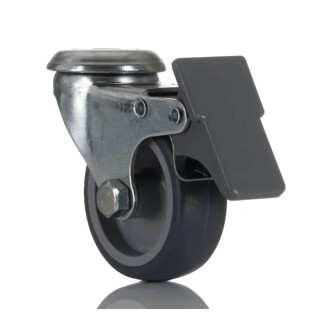 Tente Institutional Light Duty Swivel Castor, 30 kg Load Capacity, 50 mm Rubber Wheel, Polypropylene Hub 1475PJO050P30-8