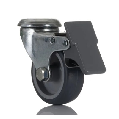 Tente Institutional Light Duty Swivel Castor, 30 kg Load Capacity, 50 mm Rubber Wheel, Polypropylene Hub 1475PJO050P30-8