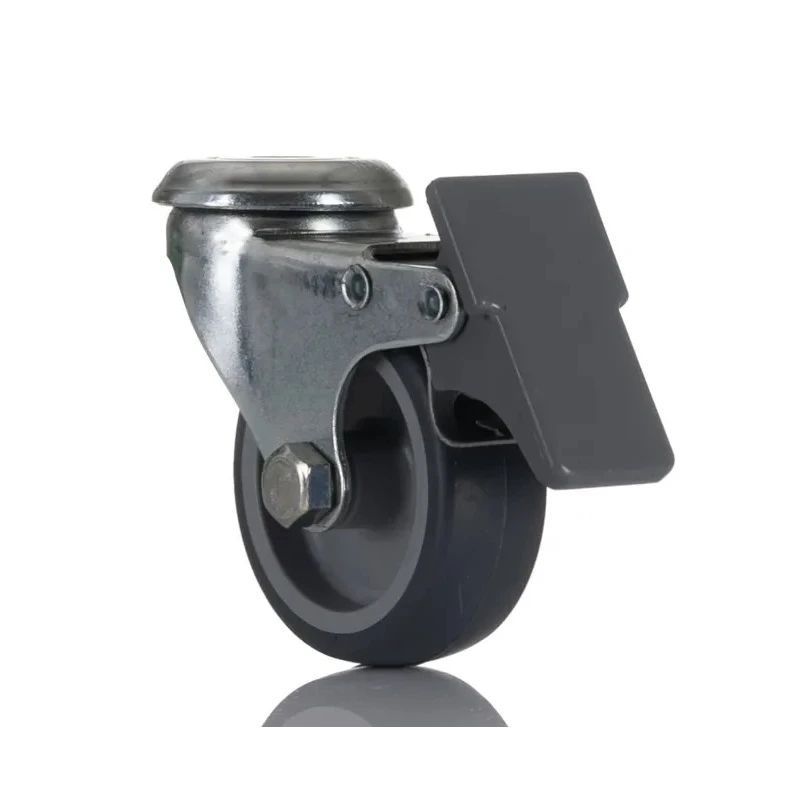 Tente Institutional Light Duty Swivel Castor, 30 kg Load Capacity, 50 mm Rubber Wheel, Polypropylene Hub 1475PJO050P30-8