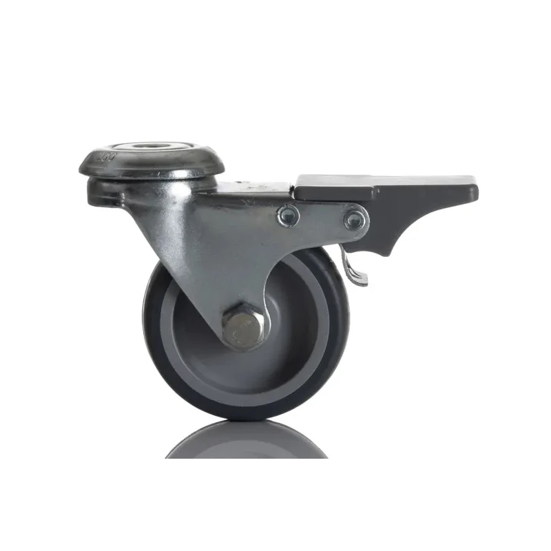 Tente Institutional Light Duty Swivel Castor, 30 kg Load Capacity, 50 mm Rubber Wheel, Polypropylene Hub 1475PJO050P30-8