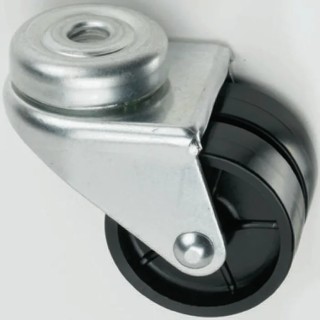 Tente Swivel Castor, 70 kg Load Capacity, 50 mm Diameter, Polyamide Wheel, Pressed Steel Frame Zinc 2970UOO050P30-10