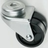 Tente Swivel Castor, 70 kg Load Capacity, 50 mm Diameter, Polyamide Wheel, Pressed Steel Frame Zinc 2970UOO050P30-10