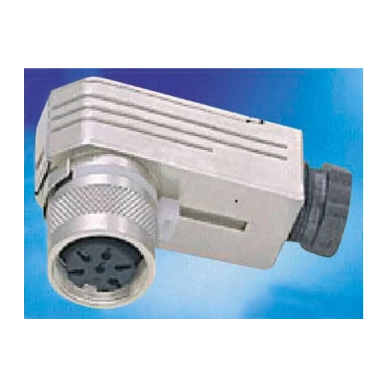 Amphenol Industrial signalmate C091 7 Pole Right Angle M16 DIN Socket 5A 300V IP67 Screw-On Cable C09131F0071002