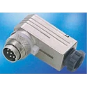 Amphenol Industrial signalmate C091 4 Pole Right Angle M16 DIN Plug 5A 300V IP67 Screw-On Cable Male/Female C09131K0041002