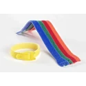 Velcro Blue, Green, Orange, Red, Yellow Hook & Loop Tape 12mm Width x 200mm Length Polypropylene EC60250