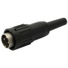 Amphenol Industrial C 091 B 8 Pole Straight M16 DIN Plug, DIN 45326, 5A, 100V AC, IP40, Screw Termination T3524501