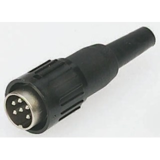Amphenol Industrial C 091 B 7 Pole Straight M16 DIN Plug, DIN 45329, 5A, 100V AC, IP40, Screw, Cable Male T3444501