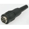 Amphenol Industrial C 091 B 7 Pole Straight M16 DIN Plug, DIN 45329, 5A, 100V AC, IP40, Screw, Cable Male T3444501