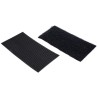 Velcro Black Heavy Duty Hook & Loop Tape 50mm x 100mm, Pre-Cut, Max Operating Temp 90°C EC60239
