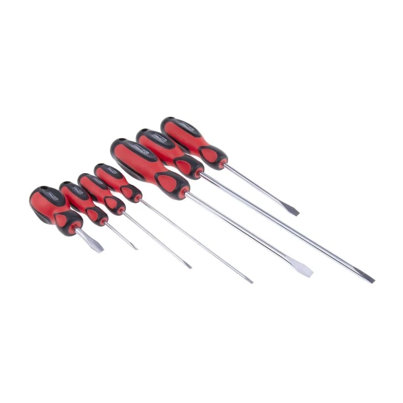 RS PRO Phillips, Pozidriv, Slotted Standard Screwdriver Set 18-Piece with Chrome Vanadium Steel Handles 459-3972