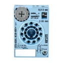Releco Timer Relay 3-Contact 220 V dc, 20 V ac, 65 V ac, Time Range 0.2 to 30 min and 0.2 to 30 s, 1-Function, 3 CO CT3-A