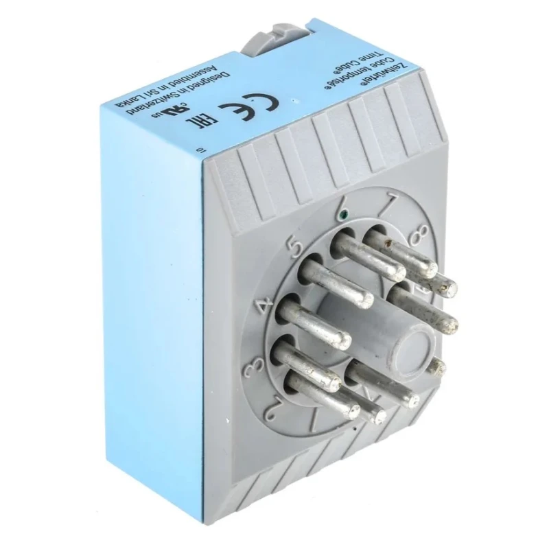 Releco Timer Relay 3-Contact 220 V dc, 20 V ac, 65 V ac, Time Range 0.2 to 30 min and 0.2 to 30 s, 1-Function, 3 CO CT3-A