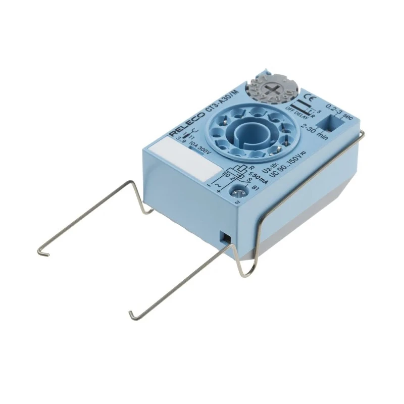 Releco Timer Relay 3-Contact 220 V DC 150 V AC 90 V AC Time Range 0.2 to 30 min and 0.2 to 30 s OFF Delay 11-Pin CT3-A