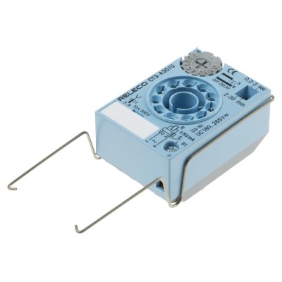Releco CT3-A Series Timer Relay 3-Contact 220 V dc 0.2 to 30 min, 0.2 to 30 s OFF Delay CT3-A