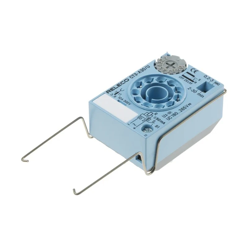 Releco CT3-A Series Timer Relay 3-Contact 220 V dc 0.2 to 30 min, 0.2 to 30 s OFF Delay CT3-A