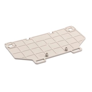 Weidmüller WTW Series Partition Plate for Use with DIN Rail Terminal Blocks, Direct Mounting, Dark Beige Wemid 1781220000