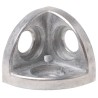 Bosch Rexroth Connecting Component Corner Bracket for 40 mm Strut Profile, Groove Size 10 mm 3842529404