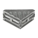Bosch Rexroth Die Cast Aluminium M8 Angle Bracket Connecting Component for Strut Profile 40 mm Groove Size 10 mm 3842529386