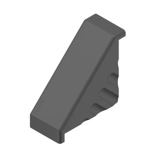 Bosch Rexroth Black Polypropylene Angle Bracket Cap 40 x 80 mm Strut Profile, 10 mm Groove 3842548857
