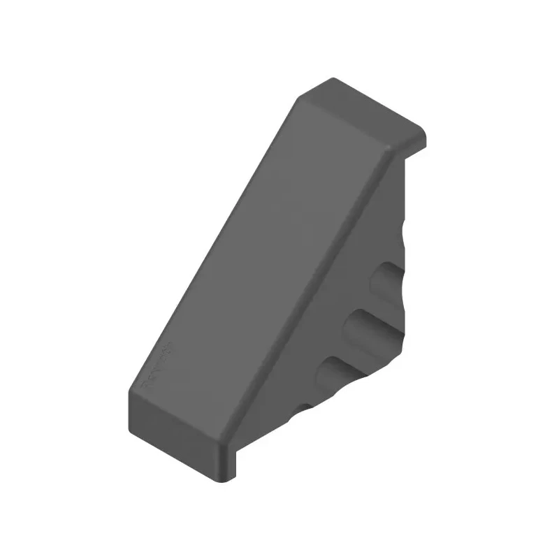 Bosch Rexroth Black Polypropylene Angle Bracket Cap 40 x 80 mm Strut Profile, 10 mm Groove 3842548857