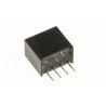 Recom DC/DC Converter 5V DC 400mA Output, 5V DC Input, 4.5V Minimum Input, 2W Power, SIP Through Hole Package RI-0505S