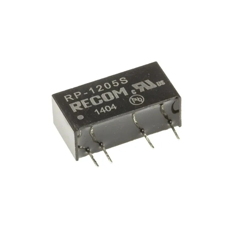 Recom DC/DC Converter, 5V DC Output, 200 mA, 13.2V DC Maximum Input, 10.8V DC Minimum Input, 1W Power, Through Hole RP-1205S