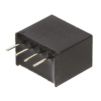 Recom DC/DC Converter 12V DC Output, 167mA, 5V DC Input, 2W Power, SIP4 Through Hole Package RI-0512S