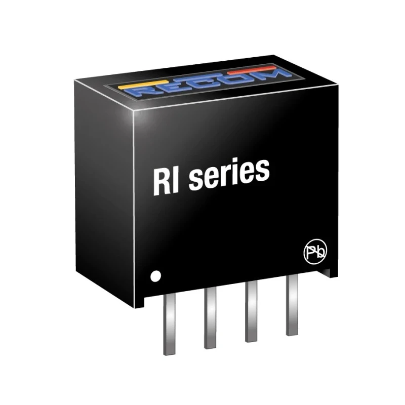 Recom DC/DC Converter 12V DC Output, 167mA, 5V DC Input, 2W Power, SIP4 Through Hole Package RI-0512S