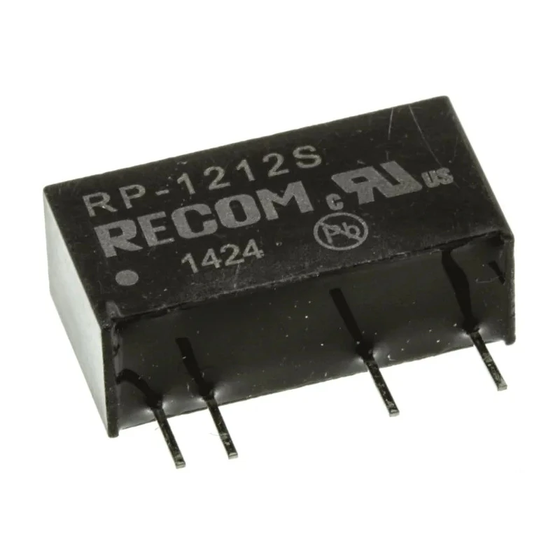 Recom DC/DC Converter, 12V DC Output, 84 mA, 13.2V DC Input Max, 10.8V DC Input Min, Through Hole SIP Package, 1W RP-1212S