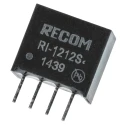 Recom DC/DC Converter 12V DC Output 167mA, 12V DC Input, 10.8V Min Input, 1W Through Hole SIP4 Package RI-1212S