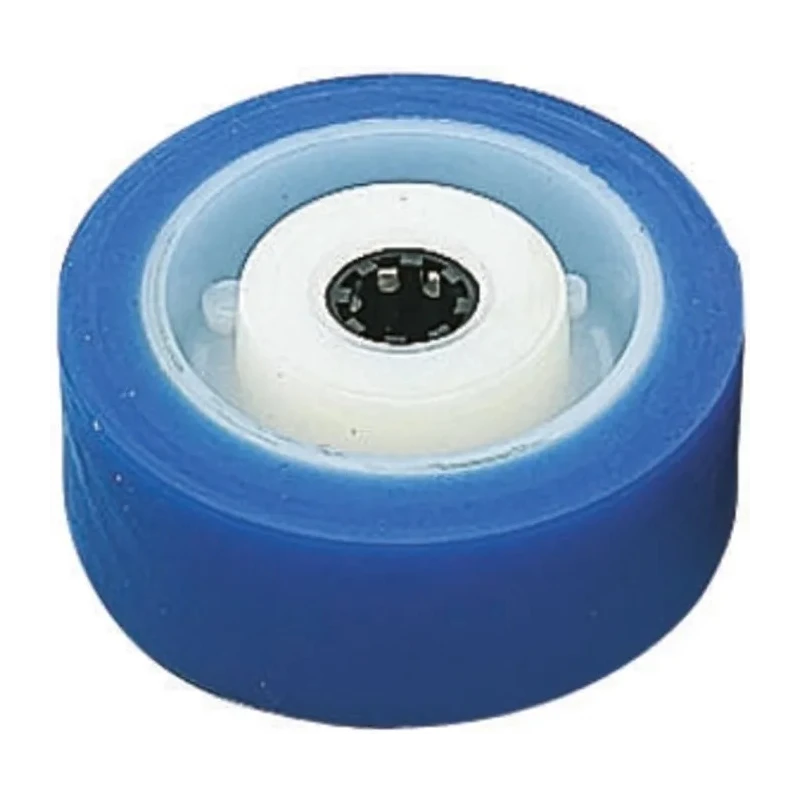 LAG Blue White Polyurethane Trolley Wheel 125mm Diameter 40mm Width 300kg Load Capacity Roller Bearing Hub 35066