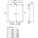 Recom DC/DC Converter , 15V DC Output, 2A Output Current, 24V DC Max Input, 10V DC Min Input, 30W Power, Through RP30-EW