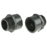 Georg Fischer Plastic Pipe Fitting Straight Adapter 2 in PVC-U Grey 76mm Length 721911711