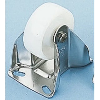 LAG Fixed Castor, 300 kg Load Capacity, 125 mm Polyamide Wheel, Stainless Steel Frame 33708