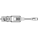 TecMate Battery Charger Lead for AccuMate 612, OptiMate III, OptiMate PRO TM72