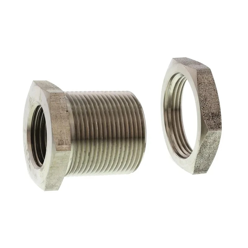 Legris Pneumatic Fitting Stainless Steel Straight Hexagon Bulkhead Adapter Female G 1/2 in 1817 00 21