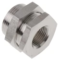 Legris Pneumatic Fitting Stainless Steel Pipe Fitting Straight Hexagon Bulkhead Adapter Female G 3/8 in 1817 00 17
