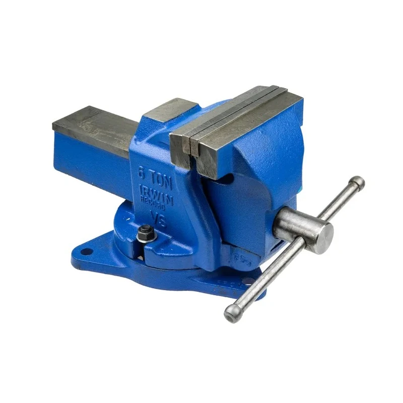 Record Medium-Duty Bench Vice with Swivel Base 75 mm Jaw Depth 152 mm Jaw Width 145 mm Jaw Opening 22.25 kg T6TON6VS