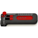 Knipex Mini Stripping Tool 0.3 to 1 mm² Plastic Handle, Burnished Finish, 100mm Length 12 80 100 SB