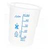 RS PRO Polypropylene 50ml Beaker ISO 7056, Transparent, Chemical Resistant, 61mm Length 461-0134