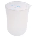 RS PRO Polypropylene Laboratory 1L Beaker Clear Chemical Resistant 148mm Length 461-0184