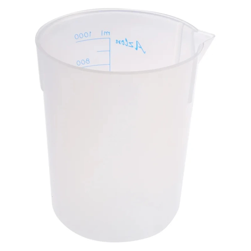 RS PRO Polypropylene Laboratory 1L Beaker Clear Chemical Resistant 148mm Length 461-0184