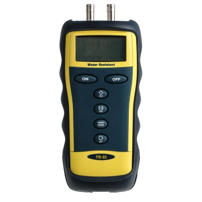 Sifam Instruments PM Differential Digital Pressure Meter with 2 Pressure Ports, Max Pressure 130 mbar 2021P7-130MB-PF