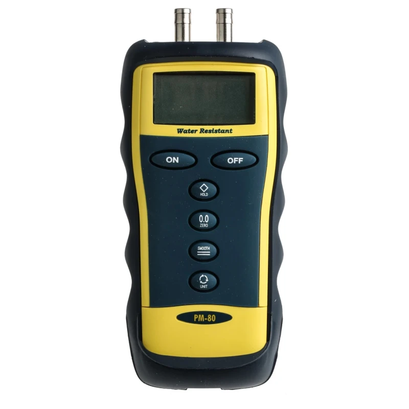 Sifam Instruments PM Differential Digital Pressure Meter with 2 Pressure Ports, Max Pressure 130 mbar 2021P7-130MB-PF