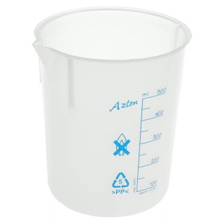 RS PRO Polypropylene 500ml Beaker with ISO 7056 Standard 121mm Length 461-0162