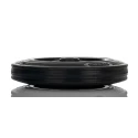 Tente Black Rubber Trolley Wheel 250kg Load Capacity 250mm Diameter 50mm Width Polypropylene Hub Roller PVR250/50X20LM58