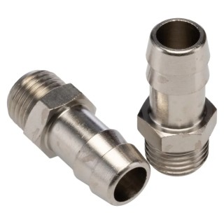 Legris LF3000 Series Male Pneumatic Fitting Nickel Plated Brass 1/4 in G 0931 10 13