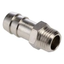 Legris LF3000 Series Male Pneumatic Fitting Nickel Plated Brass 1/4 in G 0931 10 13