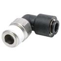 Legris Nickel Plated Brass Male Pneumatic Fitting 1/4 in R Thread LF3000
