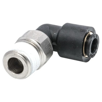 Legris Nickel Plated Brass Male Pneumatic Fitting 1/4 in R Thread LF3000